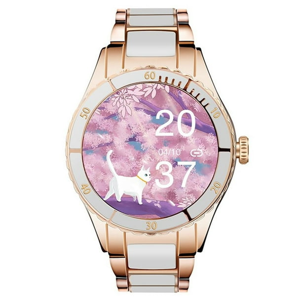 Smartwatch Reloj Inteligente de lujo para dama Z73 Fralugio Dorado Blanco Fralugio Lujo