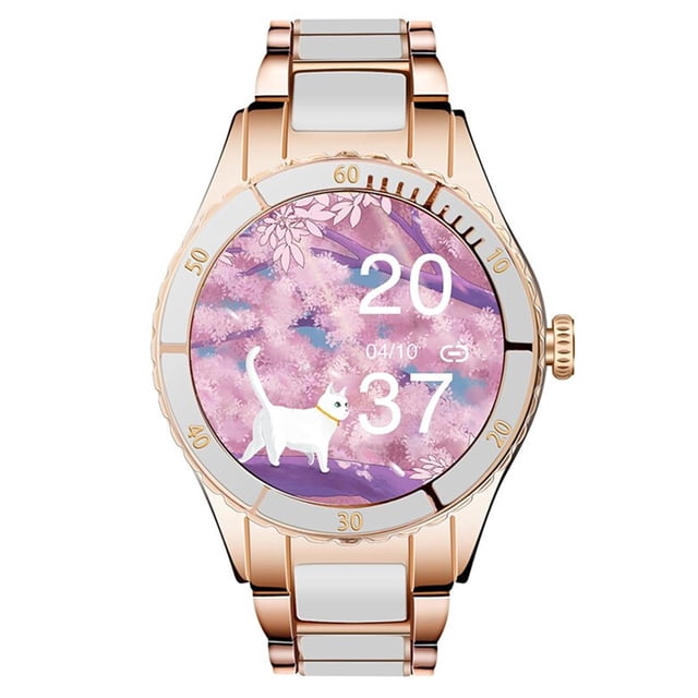 Smartwatch Reloj Inteligente de lujo para dama Z73 Fralugio Dorado Blanco Fralugio Lujo