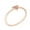 Rose Gold, variant on SDS10827R5 Lupine Collection Womens 18k Rose Gold Plated Stackable Triangle Fashion Ring - Size 5