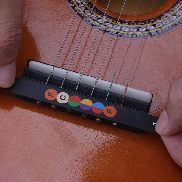 Práctico diapasón de guitarra notas mapa etiquetas Simple ultraligero principiante diapasón pegatina calcomanías para guitarra de 6 cuerdas Likrtyny Para estrenar