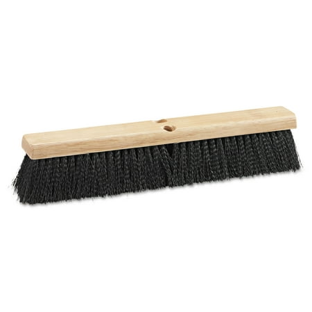 

Floor Brush Head 3 Black Medium Weight Polypropylene Bristles 18 Brush | Bundle of 5 Each