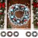 thumbnail image 1 of Artificial Garland Christmas Wreath Door Hanging Window Decor Home Decor Green Plants Fake Plants, 30cm Christmas Decorations Home Decoration Window Door Hanging Wreath, Foldable Artificial Garland,, 1 of 9