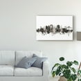 thumbnail image 3 of Trademark Fine Art 'Charleston South Carolina Skyline Black White' Canvas Art by Michael Tompsett, 3 of 4