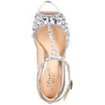 thumbnail image 4 of Jewel Badgley Mischka Womens Conroy Glitter Stilettos Dress Sandals, 4 of 4