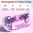 thumbnail image 6 of Comfytemp Heating Pad for Period Cramps, Cordless Wearable Menstrual Belly Belt with FIR Heat & Abdominal Massager, 3 Vibration Modes for Women, Purple, 6 of 6