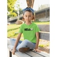 thumbnail image 2 of Hello Daisy Flower T-Shirt Juniors -Image by Shutterstock,  Large, 2 of 4
