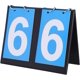 thumbnail image 1 of Marcador - Dígitos Portátil Flip Deportes Marcador Contador de puntuación para tenis de mesa Baloncesto Fútbol Béisbol Vollyball (2 piezas, azul+rojo), 1 of 5