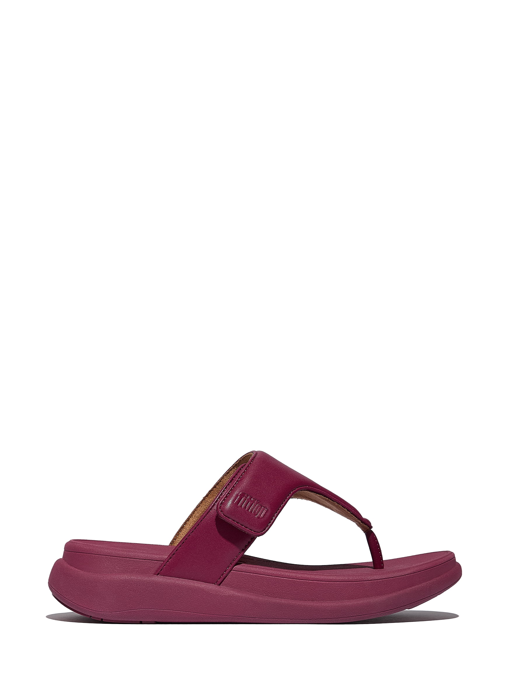 Fitflop Women's F-Mode Go Adjustable Flatform Toe-Post Sandals