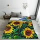 thumbnail image 5 of Balery Landscape With Sunflowers Manta de Felpa Suave y Acogedora – Cobija de Franela Aterciopelada para Cama, Lavable y Cálida para Sofá, Mascotas, Transpirable-60"x50", 5 of 7