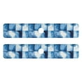 thumbnail image 7 of Yayeee Faucet Mat for Kitchen Sink 30" Diatomite Long Splash Guard Pad, Blue Pattern, 2 Pack, 7 of 7