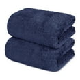 thumbnail image 2 of 2-Pack Turkish Cotton Bath Sheets (27.5x55 in) - Plush, Ultra Absorbent & Gets Softer with Each Wash. 100% Cotton, 2 of 2