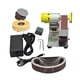 thumbnail image 5 of Mini lijadora de banda de velocidad ajustable, adaptador de EE. UU., máquina de banda de pulido de ángulo fijo, lijadora de banda eléctrica, amoladora , estilo c shamjiam Adaptador de banda de lijado, 5 of 8