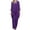 Purple, variant on CHICTRY Womens Chiffon Pant Suits 3Pcs Formal Party Outfit Mother of The Bride Wedding Outfit Evening Gown Suit Purple 4XL