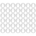 thumbnail image 2 of MasteelfCA 60pcs Keyhole Hangers Picture Frame Mount Keyhole Hanging Hangers Picture Hanging Tool, 2 of 6