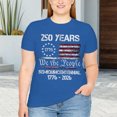 thumbnail image 4 of Anniversary USA Shirts for Women American Flag T-Shirt 4th of July Shirt American Birthday USA T-Shirt Patriotic Tops, 4 of 6