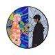 thumbnail image 2 of Miercoles Addams Wednesday Addams Cross-border Hot Sale- In Europe And America Wednesday Wednesday Adams's Brooch Cartoon Badge, 2 of 3