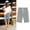 Gray plus size capri pants a1, variant on Cagogo Women Plus Size Capri Pants Elastic Waist Flowy Summer Casual High Waisted Cropped Trousers with Pockets Beach Work Lounge Shorts, Army Green 3XL
