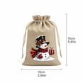 thumbnail image 3 of Clearance! Christmas Drawstring Gift Bags – Christmas Gift Bags, Christmas Bags, Candy Bags, Christmas Candy Bags, Gift Bags for Holiday Treats and Party Favors, 3 of 6