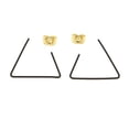 thumbnail image 3 of Pendiente de Apertura de Punk del Triángulo de Gota Geo Joyería de Moda Geométrica Fernando Pendientes Triangulo, 3 of 6