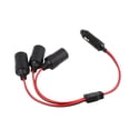 thumbnail image 2 of Unique Bargains 1 to 3 Way Car Cigarette Lighter Charger Female Socket DC 12V 24V, 2 of 2