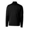 thumbnail image 3 of Men's Cutter & Buck  Black Lansing Lugnuts  Clique Spin Eco Performance Half-Zip Pullover, 3 of 3