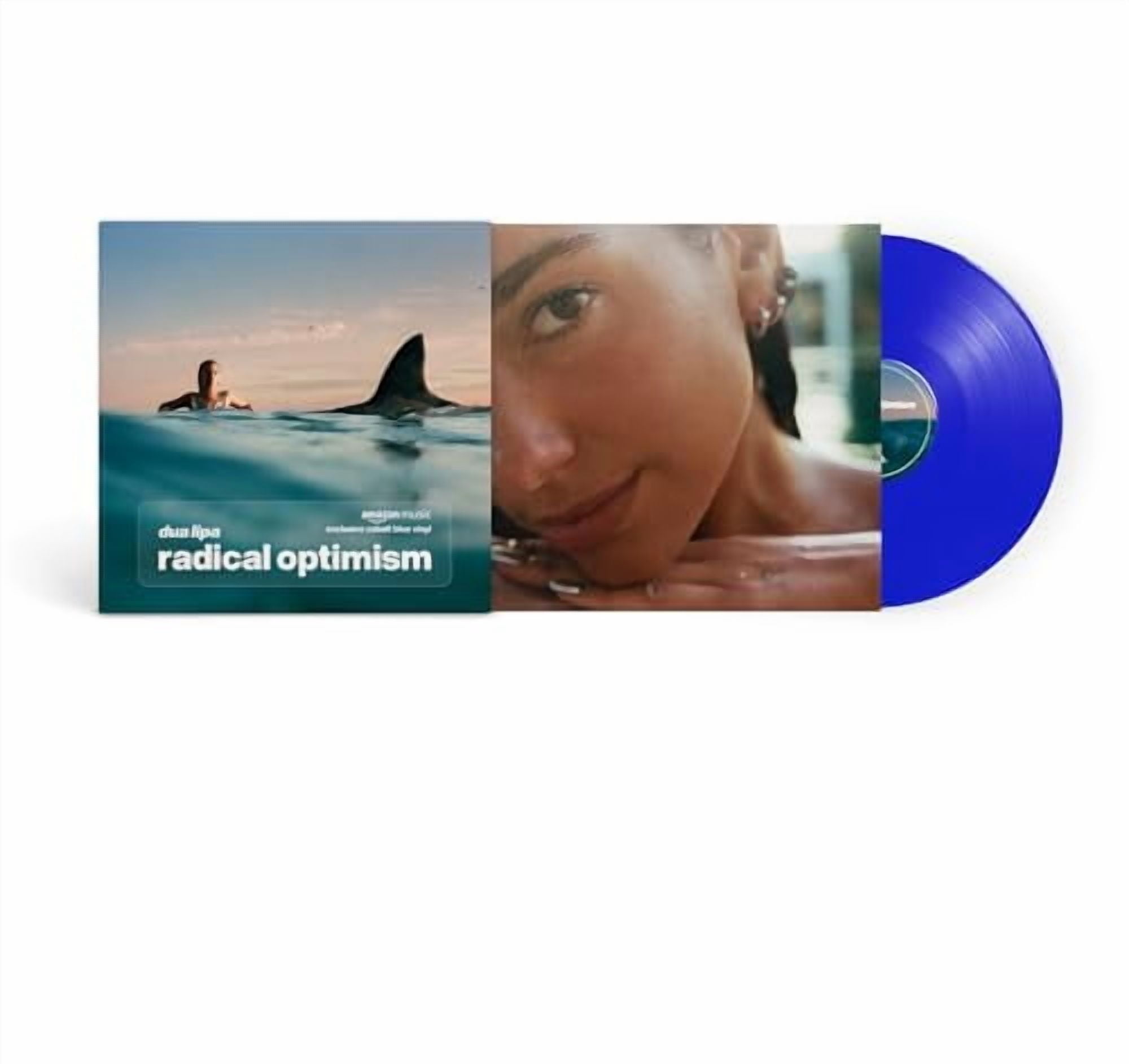 Dua Lipa ラジカル・オプティミズム サイン入り Dua Lipa Radical Optimism Deluxe Vinyl (Blue & White) with Signed