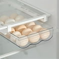 thumbnail image 6 of Huayishang Storage Box Refrigerator Egg Storage Box Drawer Type Crisper Storage Pull Out Kitchen Storage Artifact Organizer Box, Kitchen Essentials Clearance Sale Clear, 6 of 8
