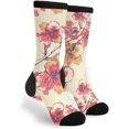 thumbnail image 1 of Chaussettes Unisexes en Coton Fantaisie - Fleurs en Fleurs et Coléoptères Colorés, 1 of 5