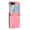 Pink, variant on TECH CIRCLE for Samsung Galaxy Z Flip 6 Case 6.7" 2024, PU Leather Protective Phone Case with Credit Card Holder Slot, Lightweight Durable Cute Butterfly Cover with Lanyard for Women Men, Pink