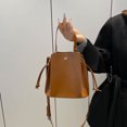 thumbnail image 4 of Bolso Hombro Bolsos Casuales Bolsas Cuerpo Cruzado Mujeres PU Cuero Sólido Retro para Viajar Citas, 4 of 9