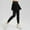 A14 Black, variant on Girls Athletic Skirt Leggings Stretchy Active Skorts Pants Running Yoga Tights for Sports Tennis Gym Workout, 5T-12Y