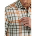 thumbnail image 5 of ATG by Wrangler® Men's Asymmetric Zip Pocket Shirt with UPF 40+, 5 of 7