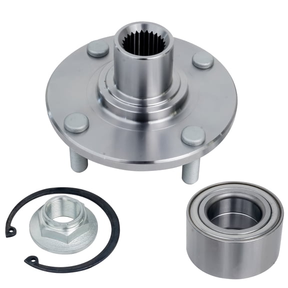 Detroit Axle - Front Wheel Bearing Hub for 2000-2011 Ford Focus 2001 2002 2003 2004 2005 2006 2007 2008 2009 2010 Wheel Hub & Bearing Assembly Replacement