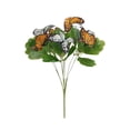 thumbnail image 2 of 2Pcs Artificial Butterflies Branches, 11.4 Inch Butterfly Floral Stakes with Colorful Flowers, Butterflies Decor for Wedding Home Garden Indoor Outdoor Arrangements and Party, 2 of 6