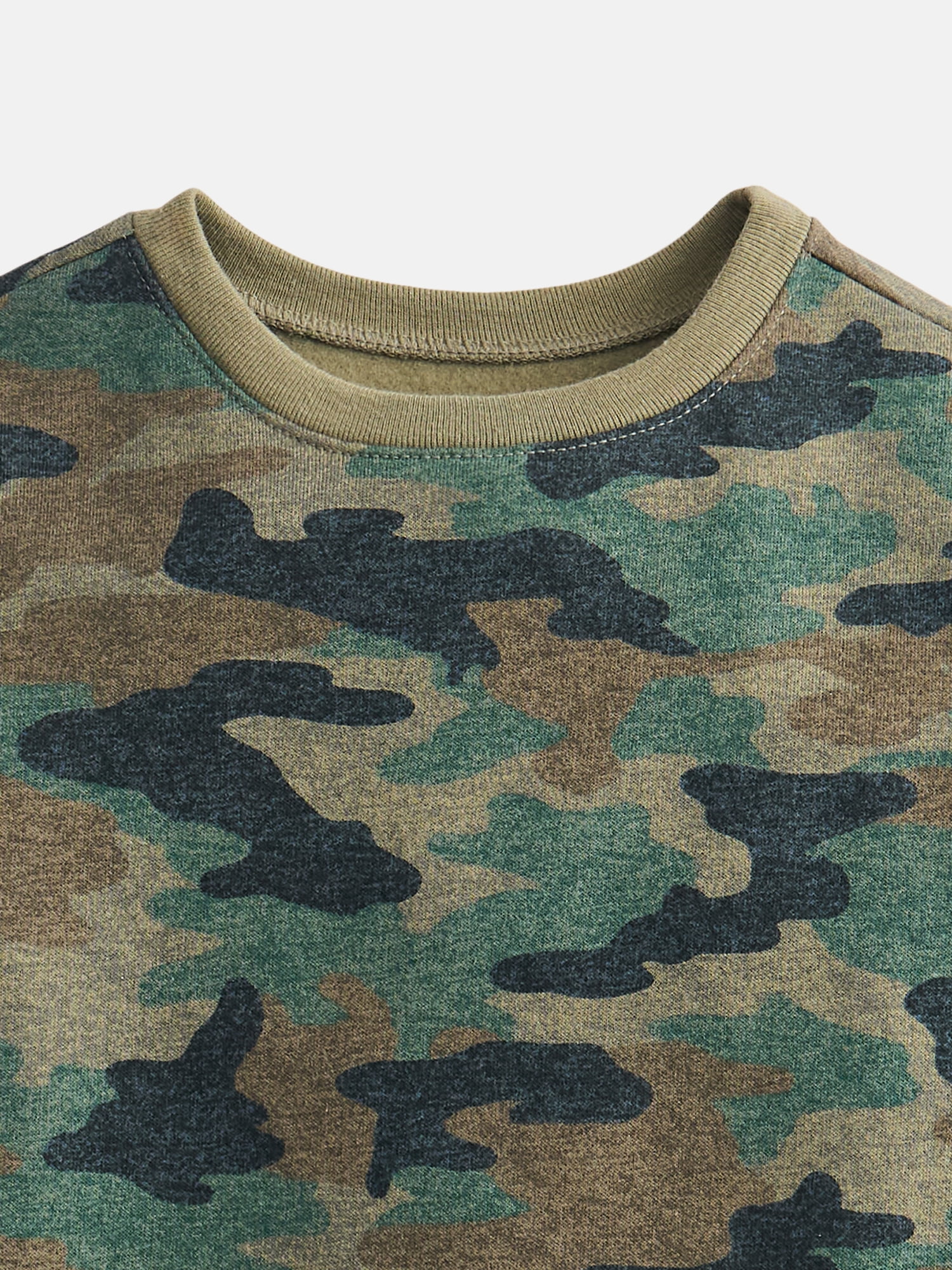 Wonder Nation Baby & Toddler Fleece Crewneck Sweatshirt, Sizes 6M-5T