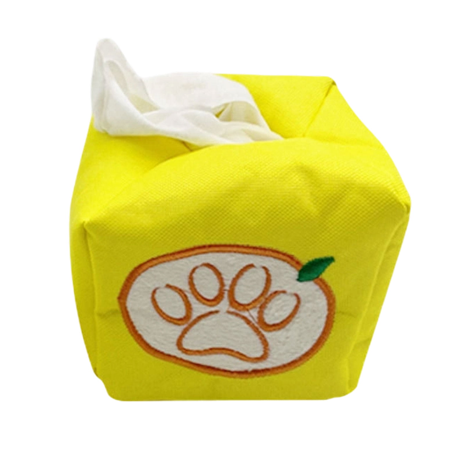Puzzle Foraging Tissue Box Interactive Dog Toy Pet Play Training Game for Puppy Medium Large Dogs Home Living Room Indoor & Outdoor Use