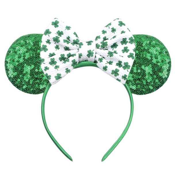 Diadema clásica con orejas de ratón para mujeres y niñas, diadema de princesa para fiesta y Festival, lazo de lentejuelas para niños, bonitos nuevos accesorios para el cabello para mujer