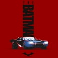 thumbnail image 2 of Men's The Batman Batmobile Logo  Graphic Tee Red Small, 2 of 5