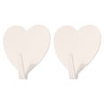 thumbnail image 2 of Clearance Hooks under $1,2PCS Wrought Iron Love Hook Self-adhesive Punch-free Stainless Steel Hook Heart-shaped Hook Home Creative Decoration, 2 of 2