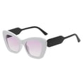 thumbnail image 1 of Fashionable Oversized Cat Eye For Women Featuring A Style And Distinctive Green Leopard Print Design, 1 of 2