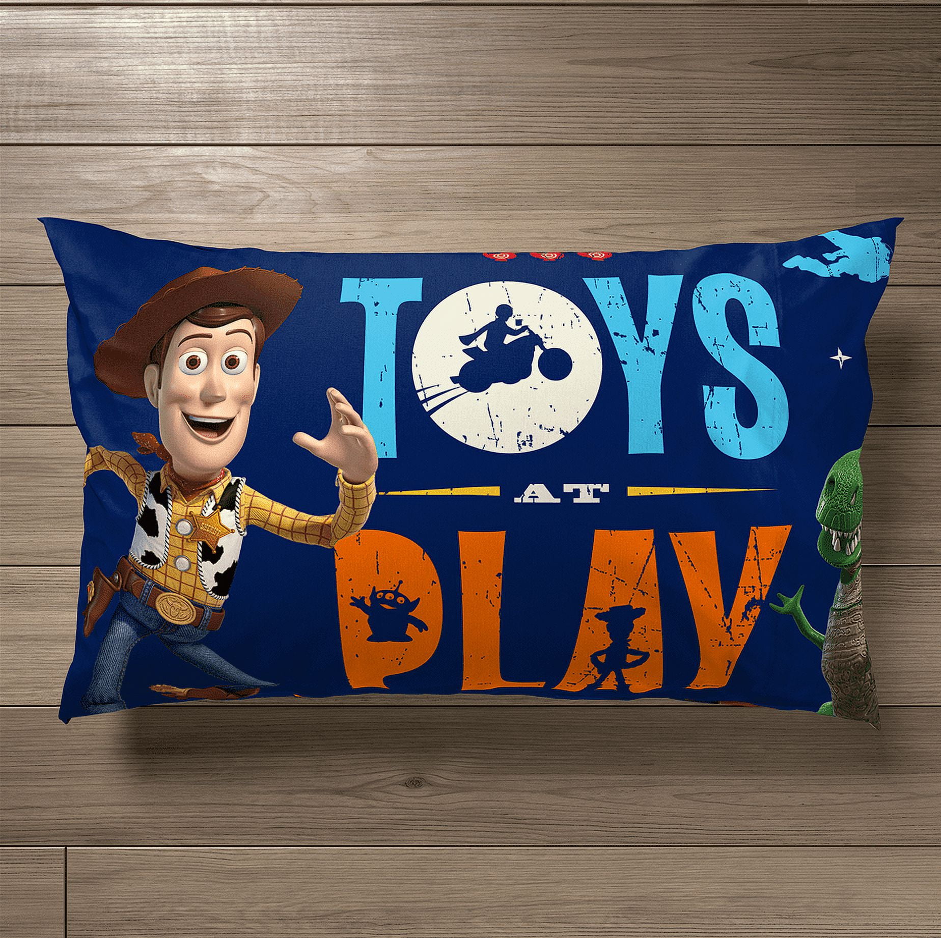 Toy Story Kids 4-Piece Full Sheet Set, Microfiber, White, Disney