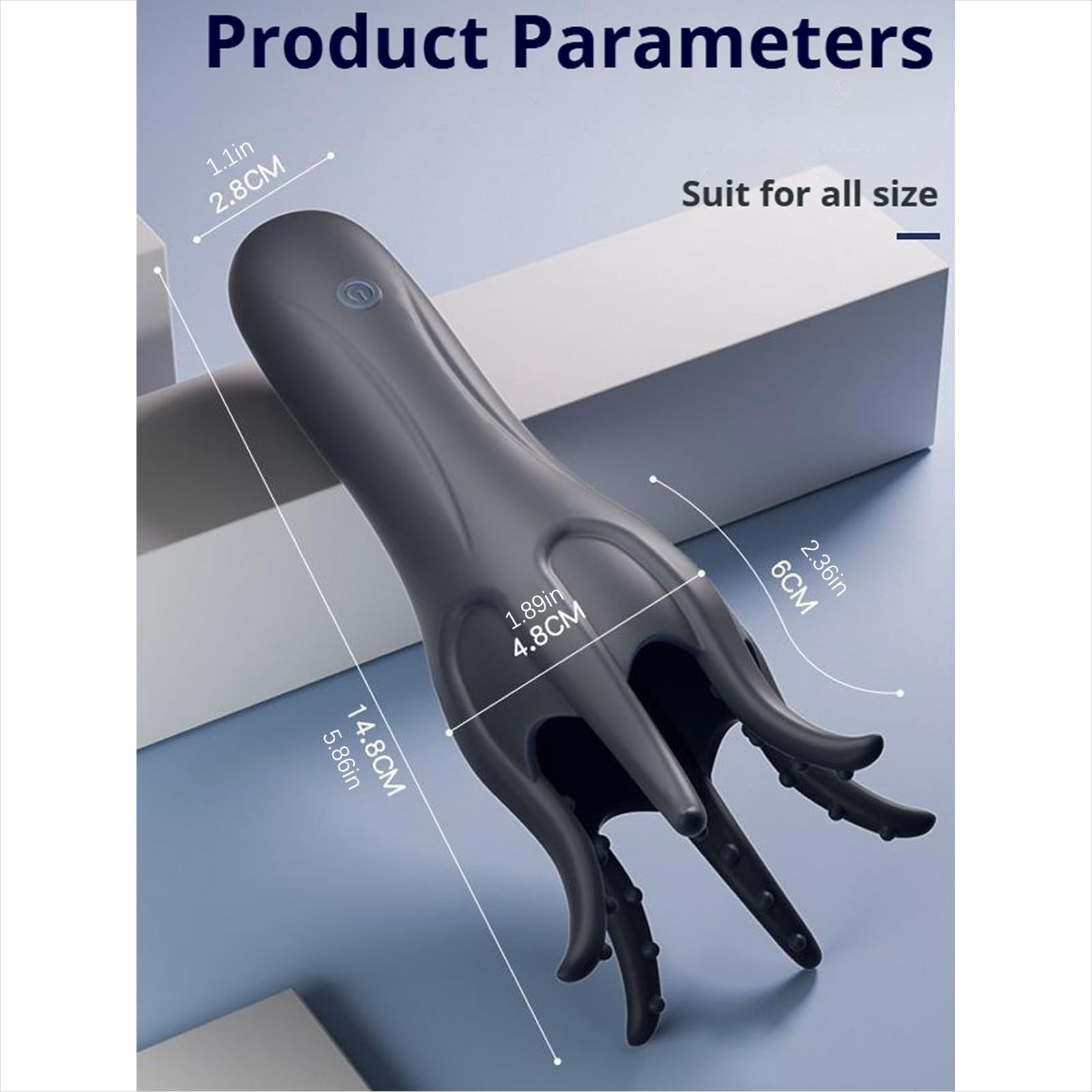 Newman Wave Therapy Pro Massager for Men 3Pack,Mansculpt Rechargeable Waterproof Handheld Massager,Multi Frequency Vibration,Ergonomic Silicone Wellness Device,Easy Clean Novelty Gift for Men 2025