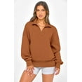 thumbnail image 2 of PRETTYGARDEN Womens Half Zip Oversized Sweatshirts Fleece Hoodies Trendy Long Sleeve Pullover Tops Y10k Fall Outfits, 2 of 7