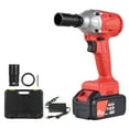 thumbnail image 1 of Homgeek 21V Cordless Brushless Impact with 12in Chuck 320N.m Torque 1980W Handheld Power Kit Electric Screwdriver Variable Speed with 3.0Ah Lithium Battery Fast for Removing Nuts Bolts Auto, 1 of 7