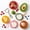 Red, Green, Pink, Brown, Yellow, variant on Avocado Saver Set of 4, Reusable Silicone Fresh Pods for Avocado, Onions, Tomatoes and Garlic, Anti-Oxidation Storage Solution for Refrigerator Use