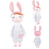 Metoo Bunny Doll Cute Cartoon Animal Design Stuffed Babies Plush Toy Doll for Kids Birthday / Christmas Gift