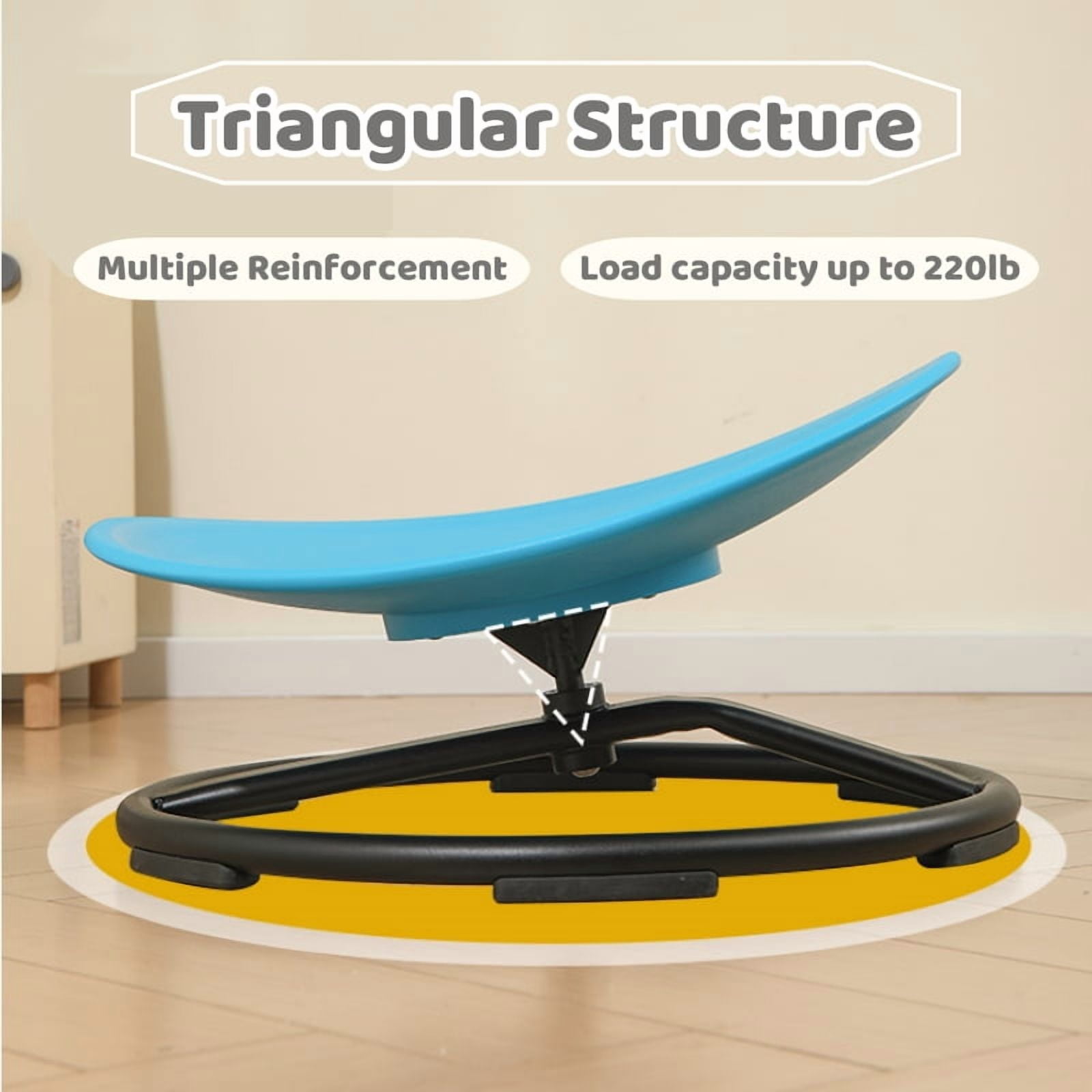 Sensory Spinning Chair for Autism Ages 3+, Sit and Spin Swivel Chair for Kids with ADHD, Sensory Chairs for Autistic Children, Sensory Toys for Motion Sickness Relief, Balance Training