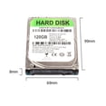 thumbnail image 2 of Disco duro interno SATA III de 25 pulgadas 5400 RPM 80 GB 120 GB 160 GB 250 GB 320 GB 500 GB, 2 of 5
