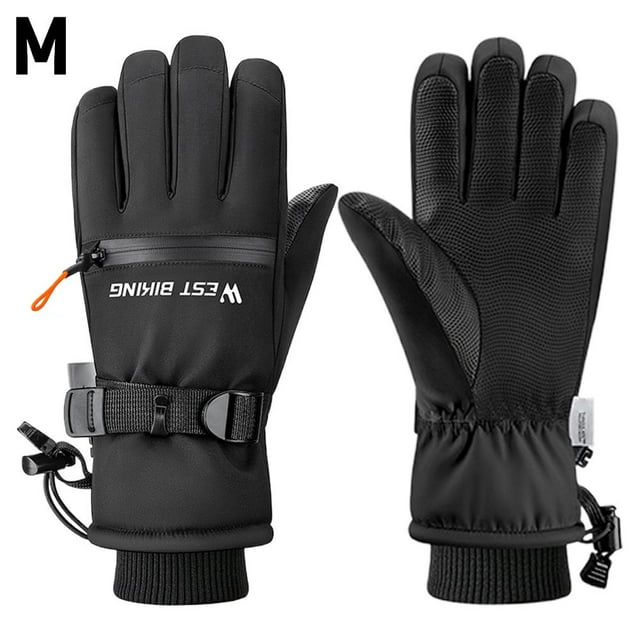 New Snow Cotton Ski Gloves - 5-Layer Thermal Protection, Waterproof & Windproof for Extreme Cold