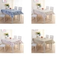 thumbnail image 3 of kurtrusly Nappe de Table Basse Imperméable et Anti-Huile Motif Floral Nappe Rectangulaire en Plastique PVC, 3 of 7